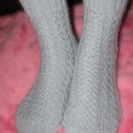 Perfect fit custom design hand-knit socks.